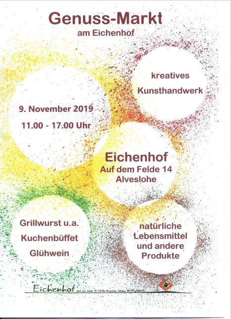 Genuss-Markt auf dem Eichenhof