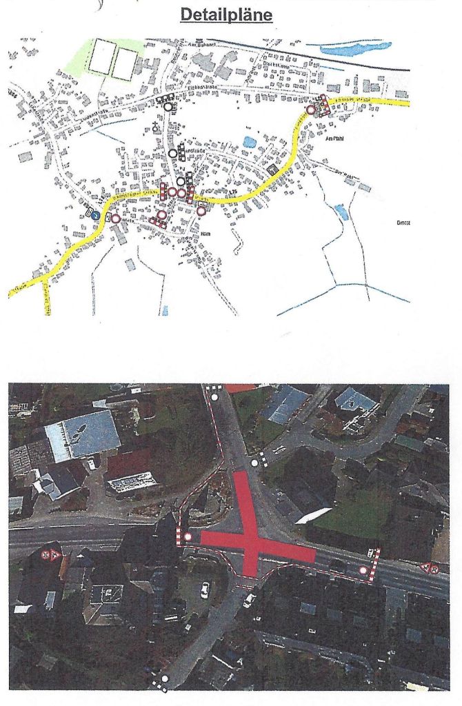 Vollsperrung der L75 Höhe Bahhofstr. vom 10. bis 23. Februar 2020