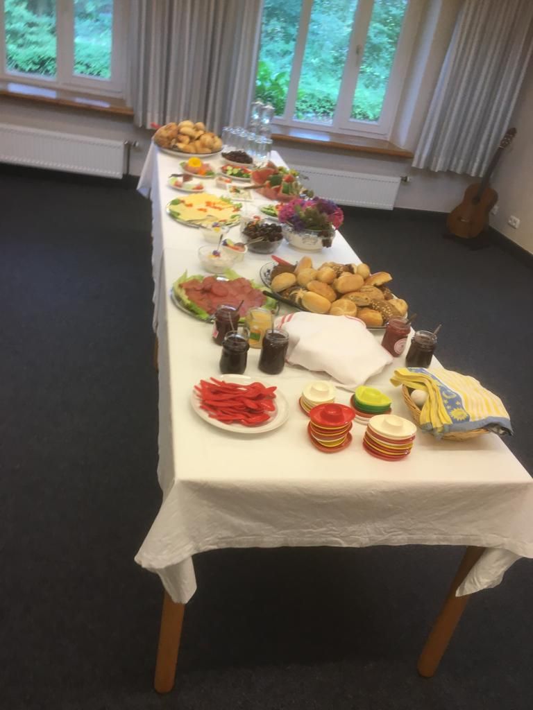 Das Frühstücksbuffet