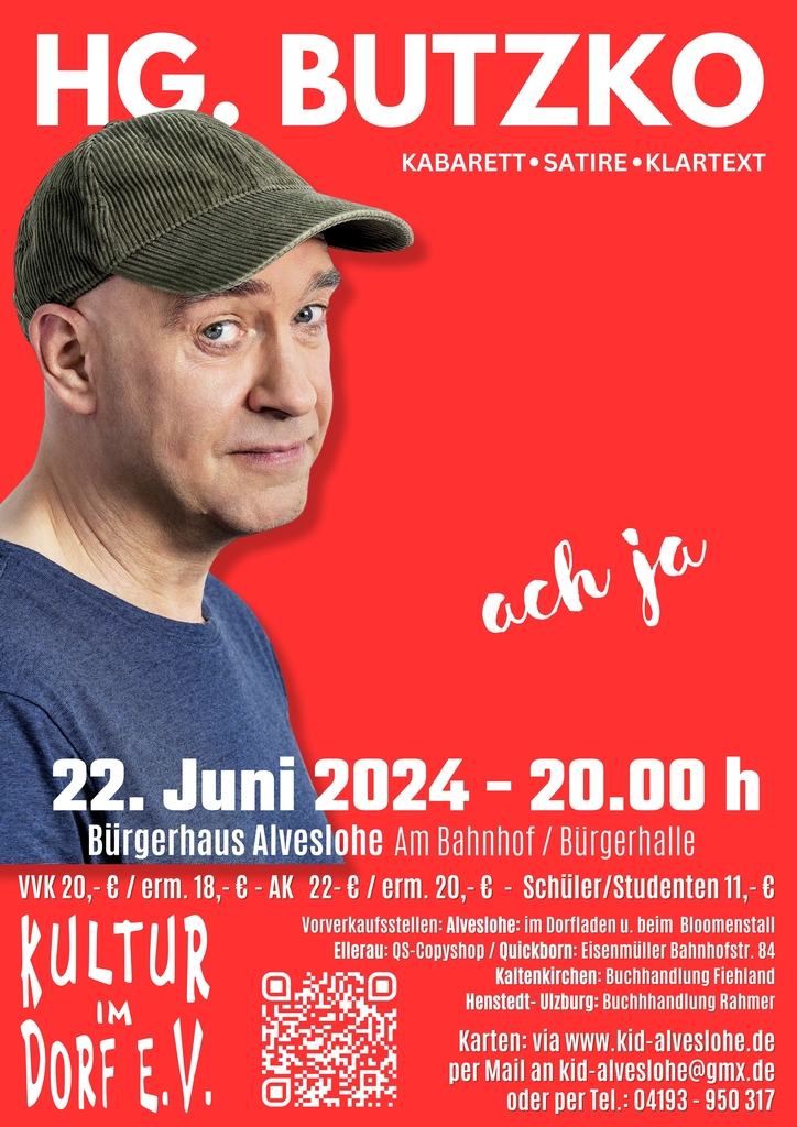 HG Butzko am 22.6.2024 im Alvesloher Bürgerhaus